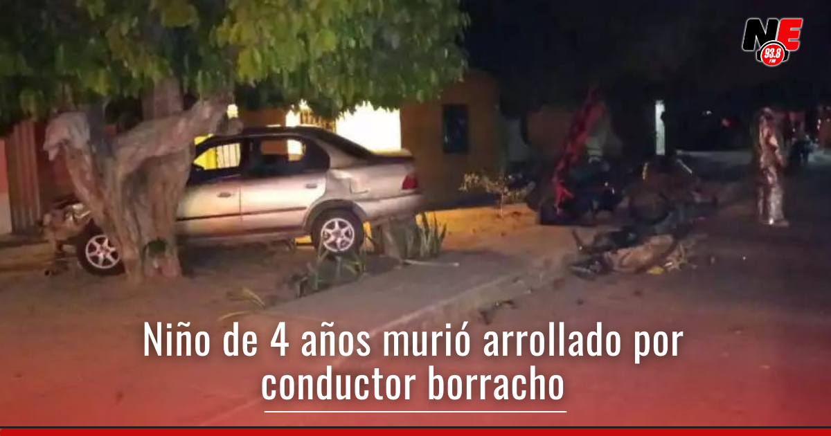 Conductor borracho provocó la muerte de un niño de 4 años y dejó ...