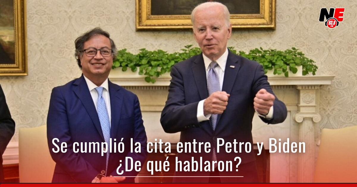 Conclusiones de la reunión entre Gustavo Petro y Joe Biden
