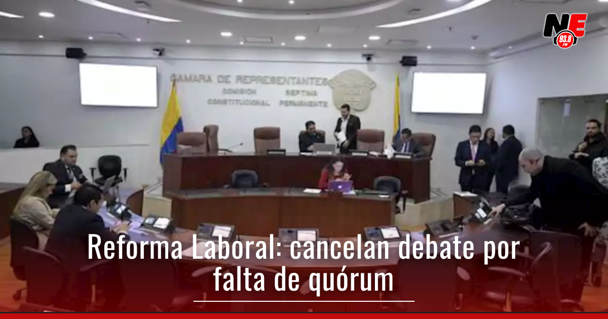 Cancelan primer debate de Reforma Laboral