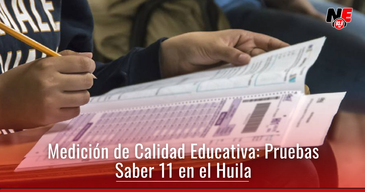 Más de 16 mil jóvenes presentaron la Prueba Saber 11 en el Huila