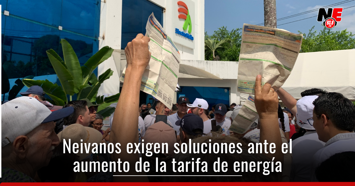 Ciudadanos marcharon en rechazo al incremento de las facturas de energía