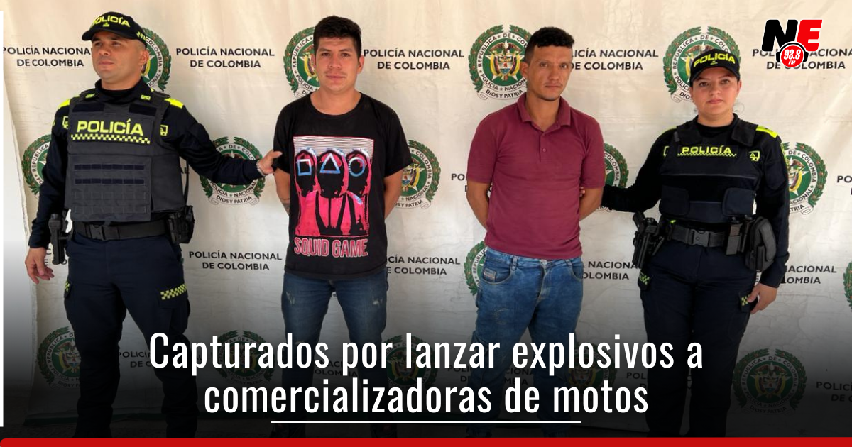 A la cárcel fueron enviados presuntos responsables de explosivos en Neiva