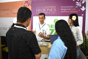 Stand del SENA Huila en Pasión Pasifloras Regiones 2026.
